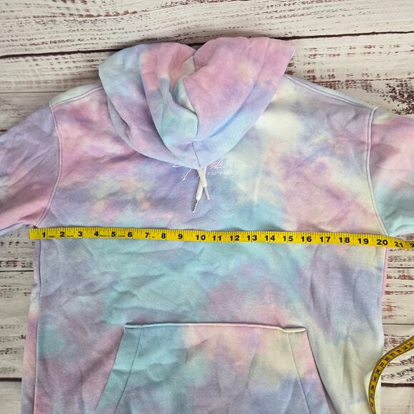 Hollister Must Have Collection Tie Dye Hood Sweatshirt S Pastel Pullover Sweater - Picture 7 of 10